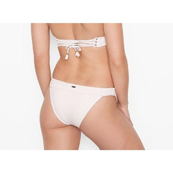 Victoria's Secret Other - Victoria's Secret Womens Swim Suit Bottom White M Bikini Bottom  New